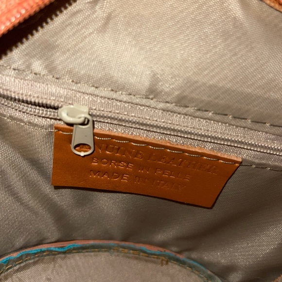 Urban Outfitters turquoise leather suede satchel - Picture 9 of 15